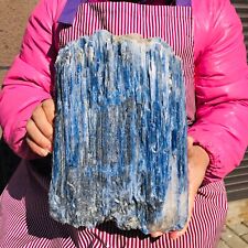 12.23LB Rare Natural beautiful Blue KYANITE With Quartz Crystal Specimen Rough picture
