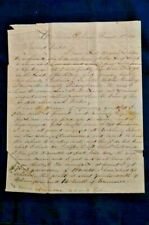 1845 Dated Manuscript, Post Mark Centerville, Del.-Personal Letter picture
