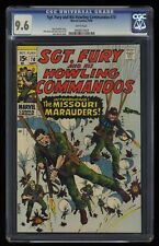 Sgt. Fury and His Howling Commandos #70 CGC NM+ 9.6 White Pages Marvel 1969 picture