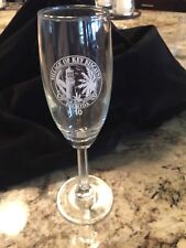 Key Biscayne Florida 10 Year Anniversary Champagne flute picture