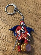 VINTAGE 2.25” CAPTAIN MORGAN RUM PIRATE KEY CHAIN SPICED COCKTAIL KEYCHAIN picture