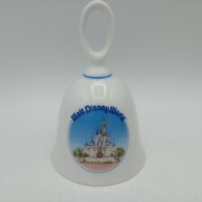 Walt Disney World Souvenir Bell Cinderellas Castle Vintage Porcelain Collectible picture