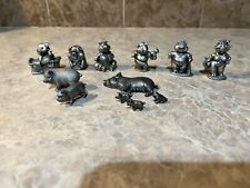 Lot of 12 Pewter Pigs picture