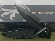 Microtech 160-1DLCTSH Sig. Series DLC Shadow Socom Elite Manual Knife M390 Blade picture