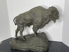 Antique French Statue American Bison THOMAS FRANCOIS CARTIER (1879-1943) picture