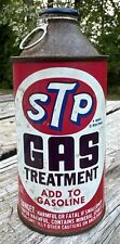 Vintage STP Gas Treatment Domed Metal Can~Oil 1970’s~NOS picture