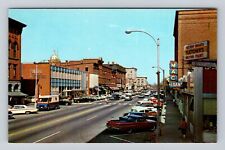 Concord NH-New Hampshire, Main Street, Advertisement, Vintage Souvenir Postcard picture