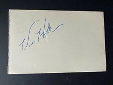 VIC HYDE - AMERICAN BORN MUSICAL ACTOR - SIGNED ALBUM PAGE picture
