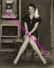 1930s CUTE LEGGY MODEL TEASING POSE 8X10 PHOTO A-UKN14 picture