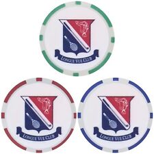 (3) Longue Vue Club - Poker Chip Golf Ball Marker picture