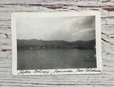 Org. WWII US Navy Photo From Ship Leper Colony Noumea, New Caledonia PBY Pilot picture