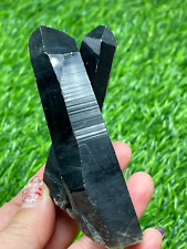 136g Rare Natural Beautiful Black Quartz Crystal Cluster Mineral Specimen o270 picture