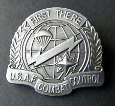 USAF Air Force Combat Control Large Cap Hat Jacket Pin 1.5 inches picture