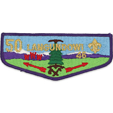 50th Anniversary Langundowi Lodge 46 Flap French Creek Council Patch PA OA BSA picture