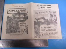 Vintage Ideal Avon Theatre Program Never A Dull Moment Springfield VT S8037 picture