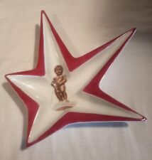 Vintage Mid century Star Ashtray Baby Boy Peeing Unique Unusual  picture