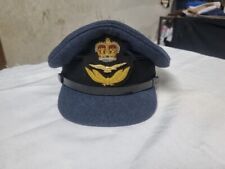 RAF Royal Air force officer No1 dress Cap Hat with RAF King's III Crown Badge picture