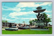 Indianapolis IN-Indiana, Indianapolis Motor Speedway Motel Vintage Postcard picture