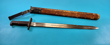 WWI Early U.S. Model 1905 Springfield Bayonet + Experimental Aluminum Scabbard picture