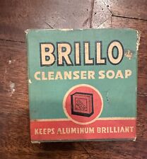 Vintage BRILLO Box & Cleanser Soap Bar picture