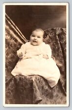 Antique 1919 RPPC Postcard 4 Month Old Baby Ellen AZO 1918-1930 picture