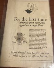 Maxwell House Coffee Vintage 1922 Ad Original picture