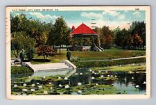 Reading PA-Pennsylvania, Lily Pond City Park, Antique, Vintage c1934 Postcard picture