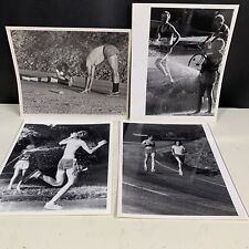 Vintage Cross Country Running Photos, Lot Of 4 Men And Women Running Nike Shoes picture