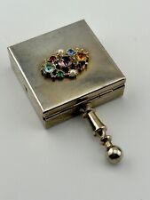 Vintage Portable Ashtray Good Tone Jewels Great Condition picture