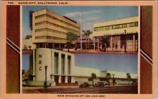 New Studios of CBS & NBC Radio City Hollywood  Vintage Postcard spc3 picture