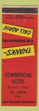 Matchbook Cover - Commercial Hotel St Onge ON picture