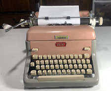 1940s -50's Vintage PINK Royal Typewriter, Retro Working Type Writer picture