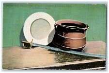 c1910's Sword Pod And Flatter Miles Standish Pilgrim Hall Plymouth MA Postcard picture