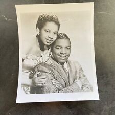 Vintage Shirley and Lee Singer Duo B&W 8x10 Photograph picture