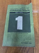 VTG 1985 Soldier's Manual of Common Tasks STP 21-1-SMCT Skill Level 1 picture