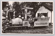 Nellie Locomotive Far Tottering Oystercreek Railway VTG RPPC Real Photo Postcard picture