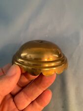 Victorian Red Brass Oil Lamp Smoke Bell c1880s Smokebell picture