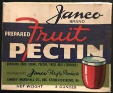 1960's Full Box of Janeo Brand Fruit Pectin From - Janney-Marshall Co., Inc. picture