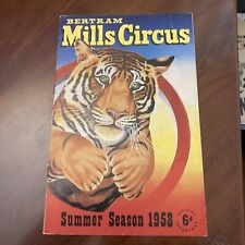 Vintage Programme Bertram Mills Circus Tour of Great Britain Summer Season 1958 picture