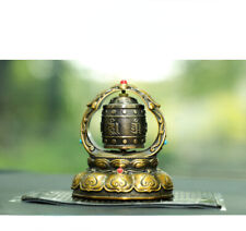 9.5cm Tibetan Creative Car Solar Revolving Prayer Tube Buddhist Prayer Wheel picture