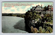 Chattanooga TN-Tennessee, Bluff View On Tennessee River, Vintage Postcard picture