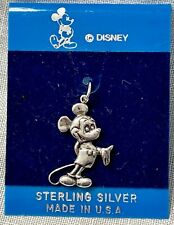 Mickey Mouse sterling silver charm, vintage Disney jewelry, Disney World picture