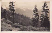 RPPC Alta Meadow Kaweah Peaks Sierra Nevada Moro Rock Photo Vtg Postcard D12 picture
