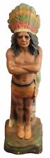VINTAGE 1960’s NATIVE AMERICAN INDIAN CHIEF PAINTED CERAMIC FIGURE 15” picture