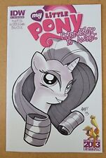 COMIC CON 2013 MY LITTLE PONY MLP IDW #6 BLANK VARIANT SKETCH TONY FLEECS AMF picture