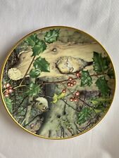 Woodland Year Cozy Dormouse in the December Woods Plate Peter Barrett FP 1981 picture