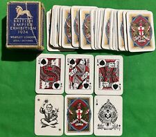 GOODALL Old 1924 Vintage * BRITISH EMPIRE EXHIBITION * Small ELFIN Playing Cards picture