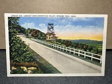 Longue Vue Look Out Over Greenfield Valley Mohawk Trail, Massachusetts Postcard￼ picture