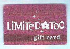 LIMITED TOO Sparkling ( Pink ) 2005 Gift Card ( $0 ) picture