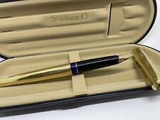 Very Rare PELIKAN 60 Fountain Pen- OBB 18k Nib- Rolled Gold- SERVICED-Boxed- M60 picture